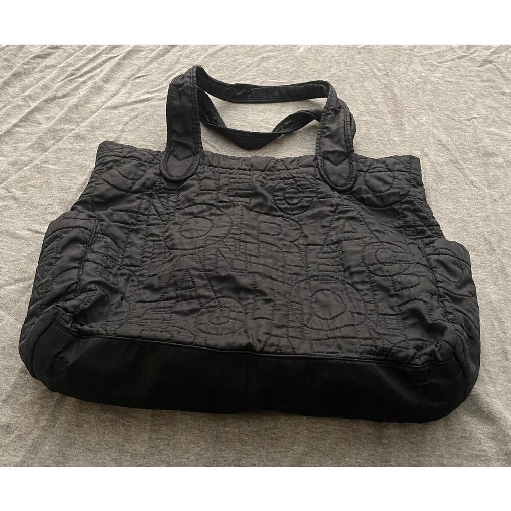 Kenneth Cole Reaction Womens Black Quilted Shoulder Bag Tote - Picture 5 of 13
